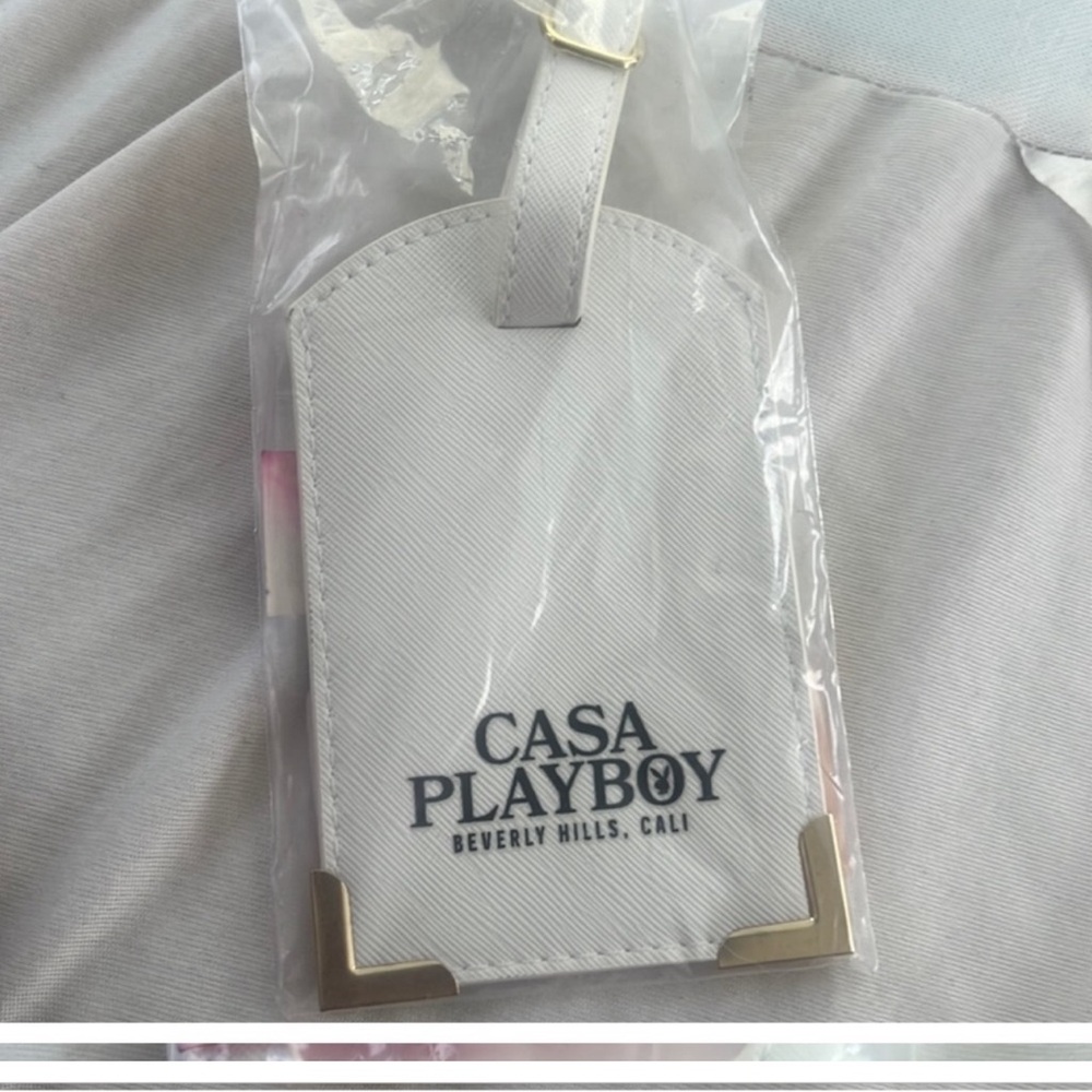 Playboy luggage tag